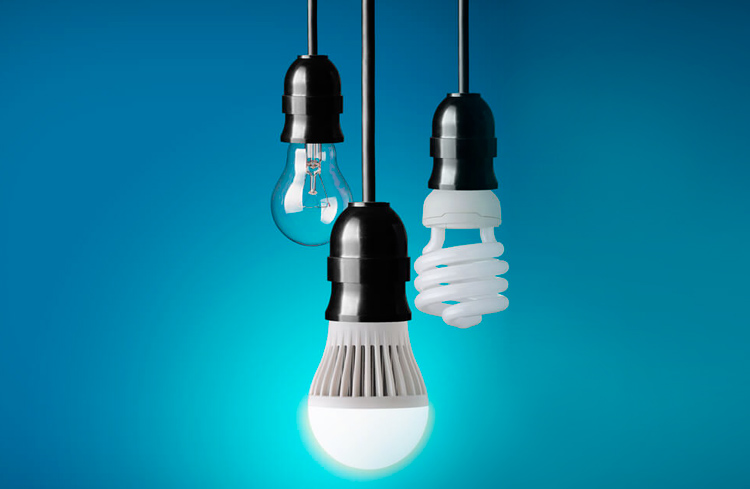 Lâmpada de LED é mais econômica do que a fluorescente ou incandescente?